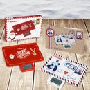 Bestron AKS300C Merry Christmas Digitale Keukenweegschaal Rood