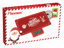 Bestron AKS300C Merry Christmas Digitale Keukenweegschaal Rood
