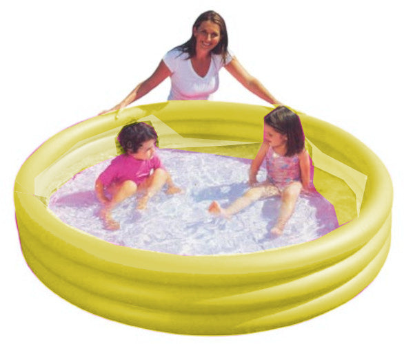 opblaasbaar zwembad 840 liter 180 x 33 cm vinyl geel