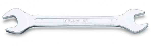 dubbele steeksleutel 55 140 mm 6 x 7 mm zilver