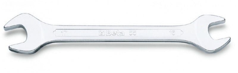 dubbele steeksleutel 55 140 mm 6 x 7 mm zilver