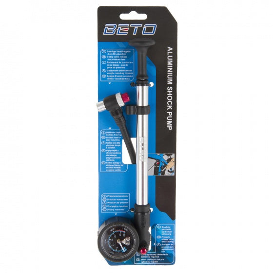 Voorvorkpomp Beto met manometer - aluminium