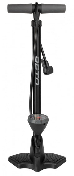 fietspomp 2,5 inch AV/FV/DV aluminium/rubber zwart