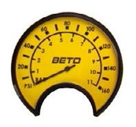 Hoge Druk Fietspomp Met Drukmeter Geel 11 Bar