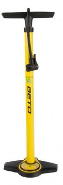 Hoge Druk Fietspomp Met Drukmeter Geel 11 Bar