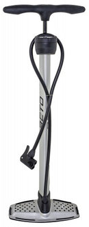 Fietspomp Hoge Druk Zilver Zwart