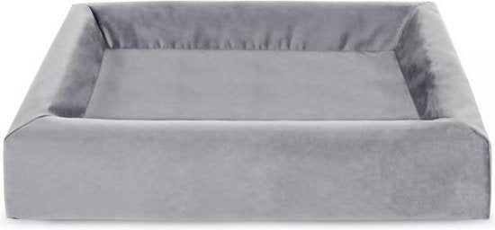Bia Bed Royal Fluweel Overtrek Hondenmand Grijs BIA-60 70X60X15 CM