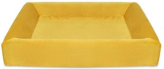 Bia Bed Royal Fluweel Overtrek Hondenmand Oker BIA-70 85X70X15 CM