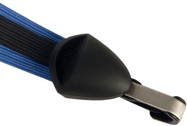 veiligheidsbinder 50 cm nylon/elastaan blauw/zwart