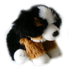 Knuffelhond Zittende Berner Sennen Pup 22 cm