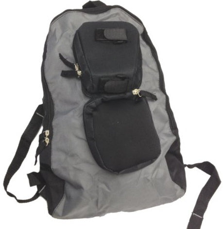 zadeltas/rugzak 1,4 liter zwart/grijs