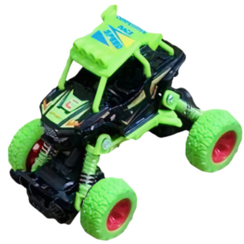 crossauto jongens 11,5 cm staal groen