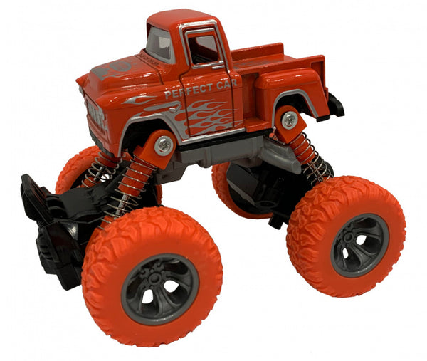 monstertruck jongens 11,5 cm staal oranje