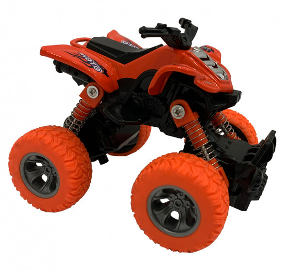 quad pull-back 11,5 cm staal/die-cast oranje