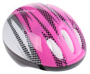 kinderhelm meisjes roze/wit maat 50/54 cm