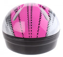kinderhelm meisjes roze/wit maat 50/54 cm