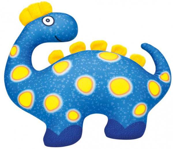 knuffeldinosaurus junior 33 x 11 x 29 cm polyester blauw