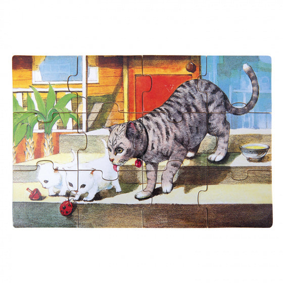 leerpuzzel Animals junior 30 x 10 cm hout 48-delig