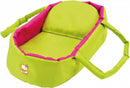 poppenwagen 30 x 30 x 10 cm groen/roze