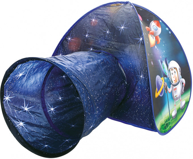 speeltent Astronaut jongens 160 x 95 cm polyester blauw