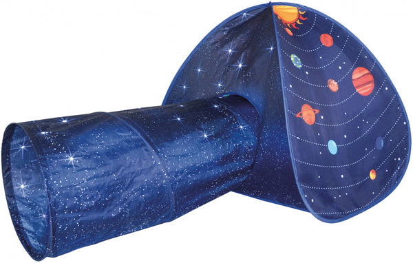 speeltent Astronaut jongens 160 x 95 cm polyester blauw