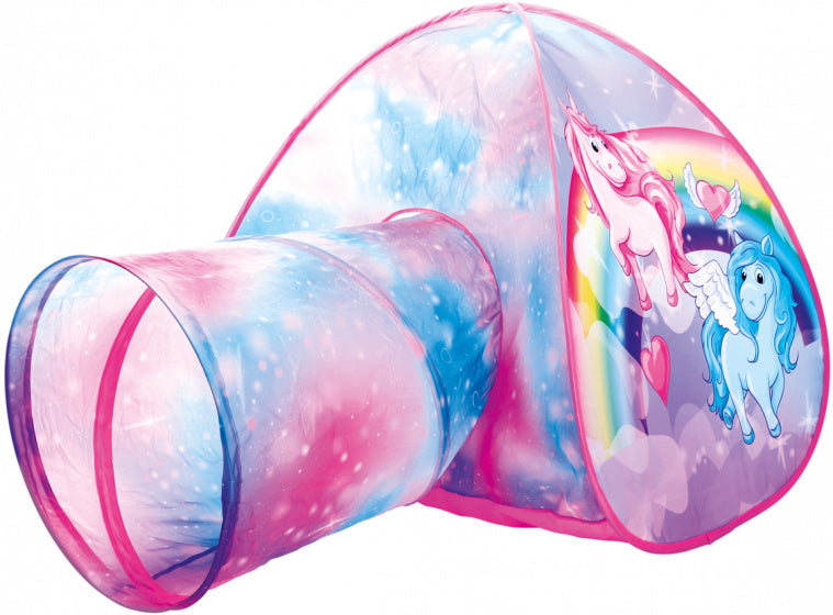 speeltent Unicorn meisjes 160 x 95 cm polyester paars