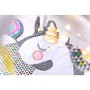 babygym De Unicorn 88 x 84 cm katoen wit