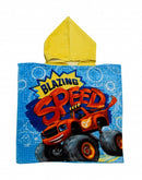 badponcho Blazing Speed blauw 50 x 100 cm