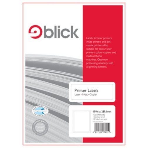 Blick Labels A4 100vel