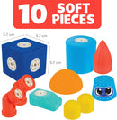 Blockaroo Magnetische Foam Blokken Robot Box, 10dlg.