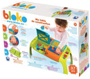 blokkentafel junior 66 x 39 x 31 cm groen 38-delig