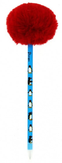 balpen Pingu rood/blauw 22 cm