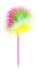 balpen pompom rainbow 20 cm roze