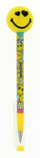 balpen Smiley 16 cm geel