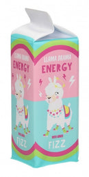 etui Lama roze/blauw 20 x 7,5 cm