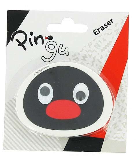gum Pingu wit/zwart 8x6x1 cm