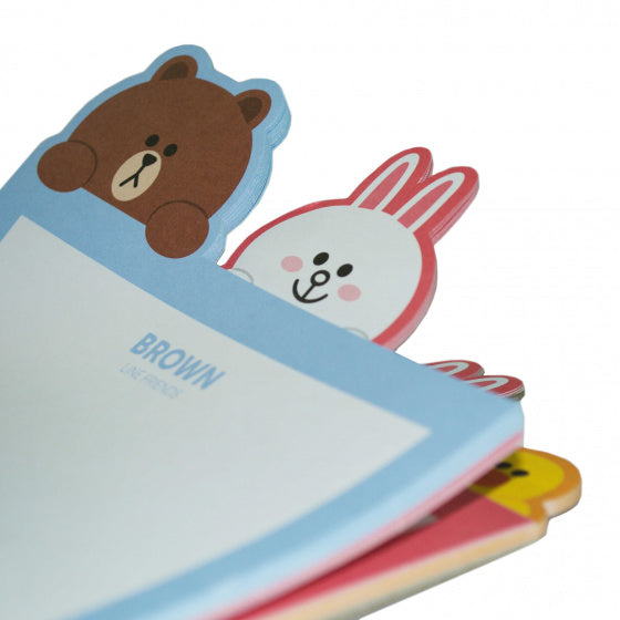 deskpad Linefriends 46 papier blauw