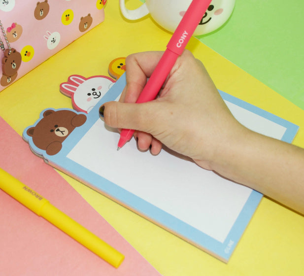 deskpad Linefriends 46 papier blauw