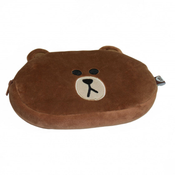 etui Linefriends 22 cm pluche bruin