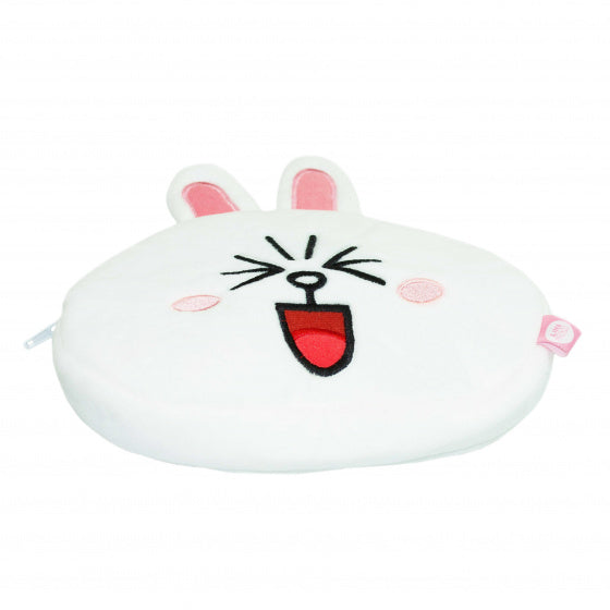 etui Linefriends pluche wit/roze
