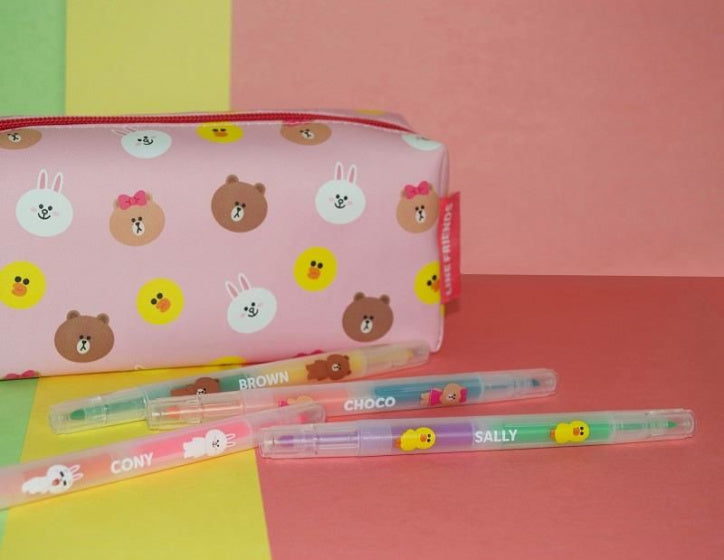highlighters Line Friends 4-delig