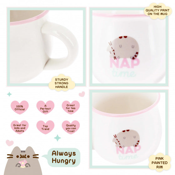 mok Pusheen meisjes aardewerk wit