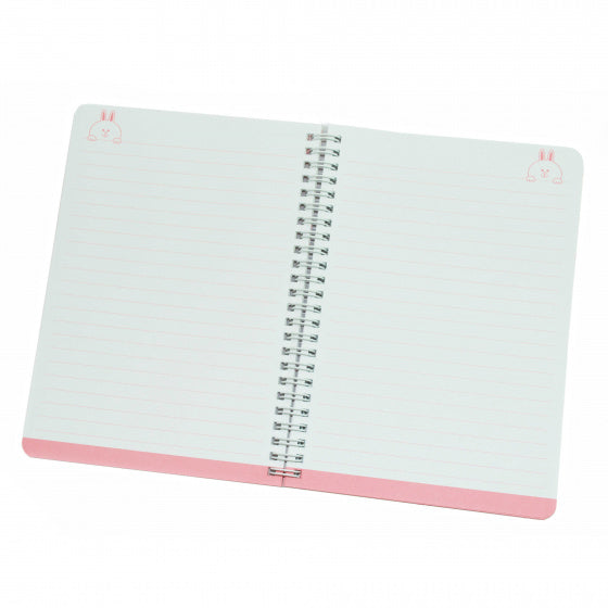 notitieboek Linefriends A5 karton roze