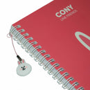 notitieboek Linefriends A5 karton roze