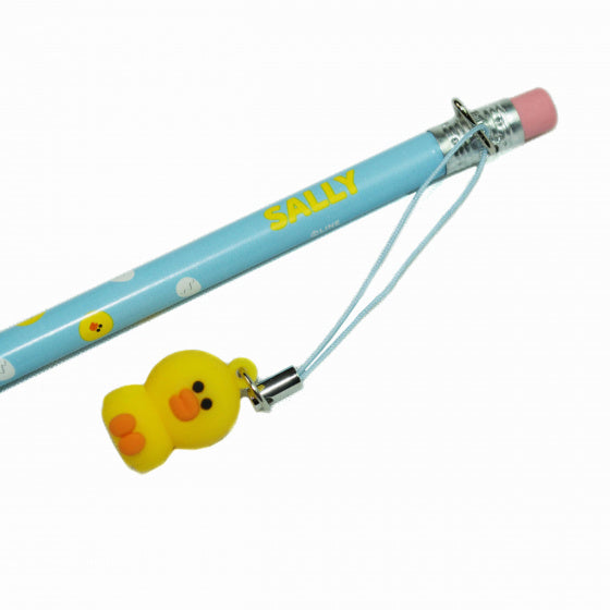 potlood Linefriends Sally blauw hout