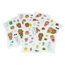Stickers Linefriends roze 8-delig