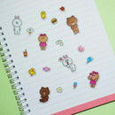 stickervel Linefriend Puffy 22 cm