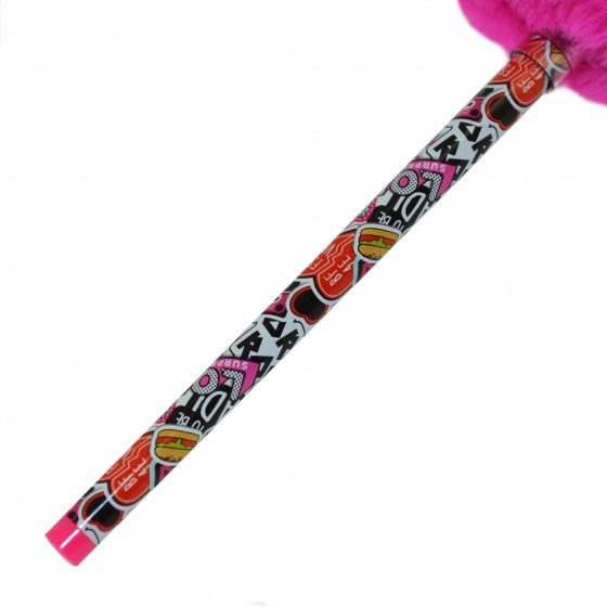 pen met pompom L.O.L. Surprise roze