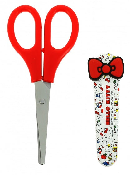 schaar Hello Kitty rood/wit 14 cm