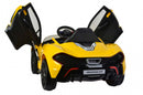 P1 accuvoertuig met afstandsbediening 12V geel